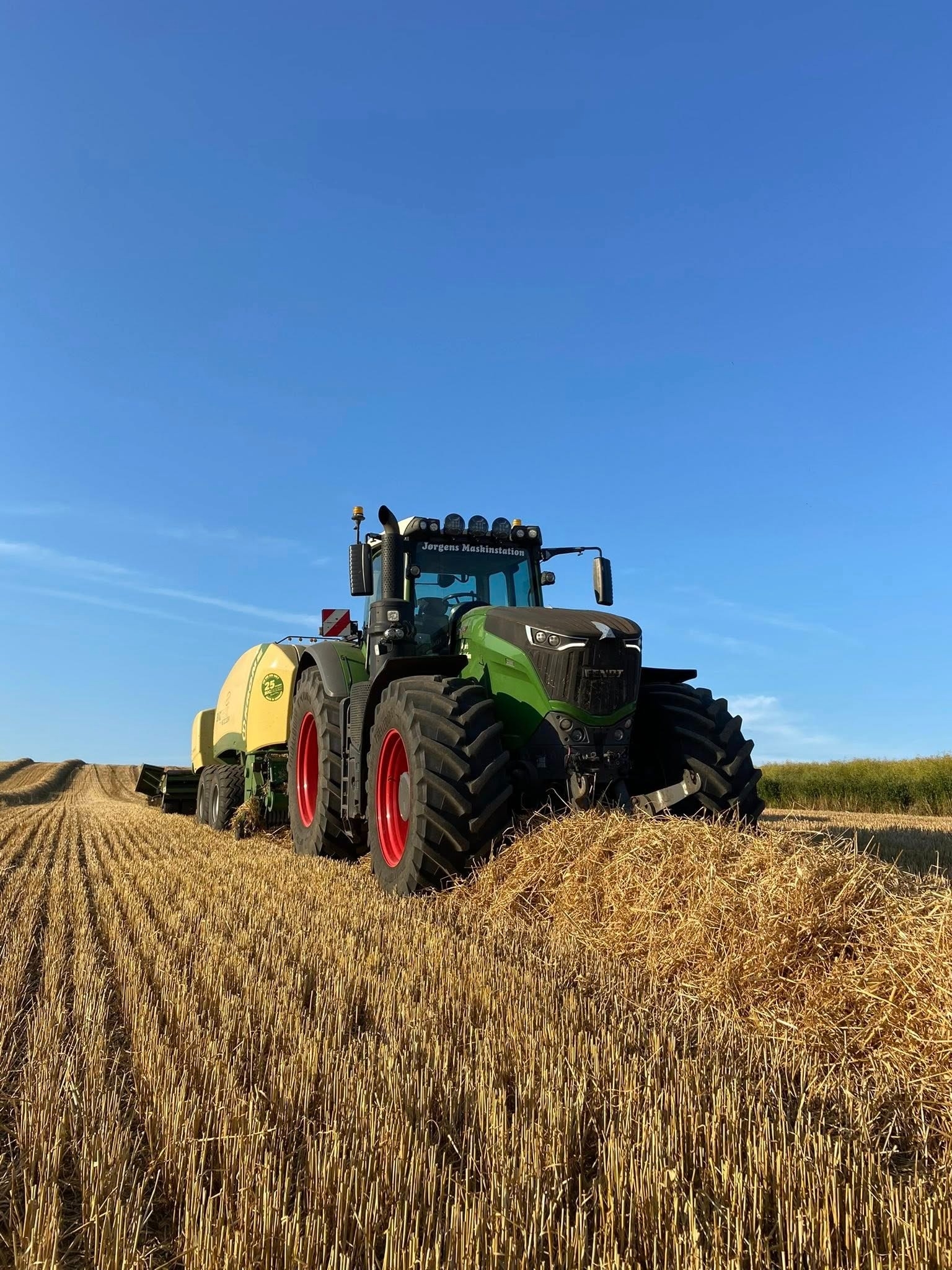 Markarbejde udført af maskinstation i Sønderjylland